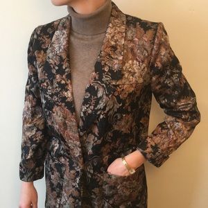 Vintage Floral Blazer